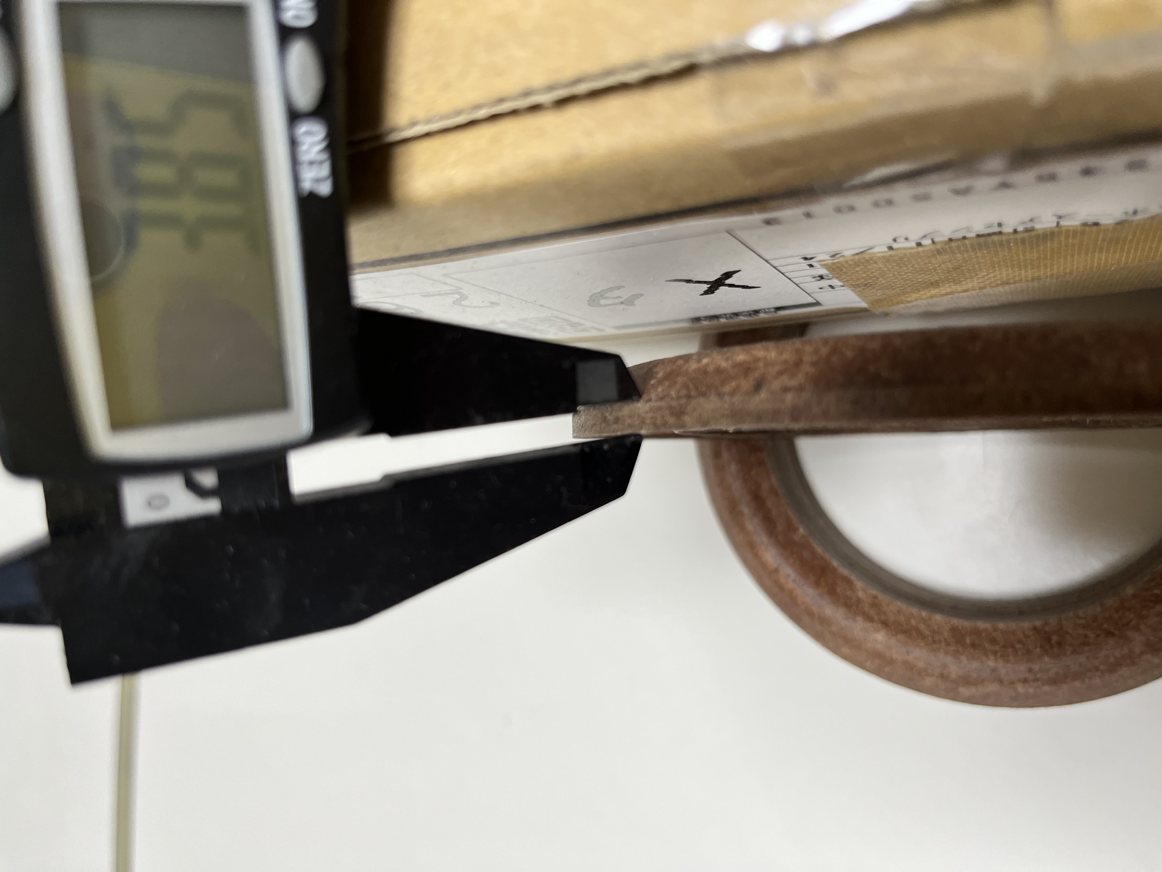  牛革　パッキン　80 x 110 x W=15mm; t=3mm