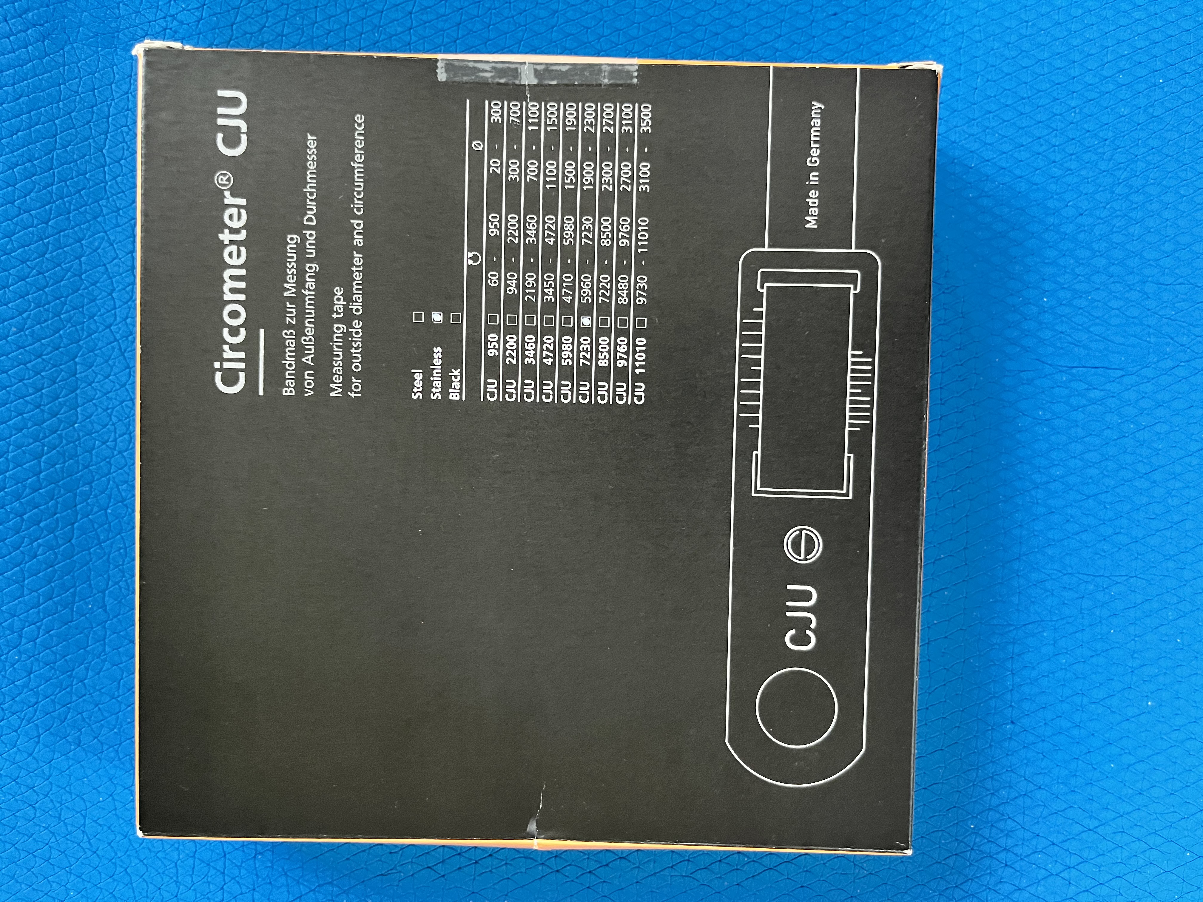 Schwenk社製CJU 7230 stainless circumference tape 16mm 1900 - 2300mm